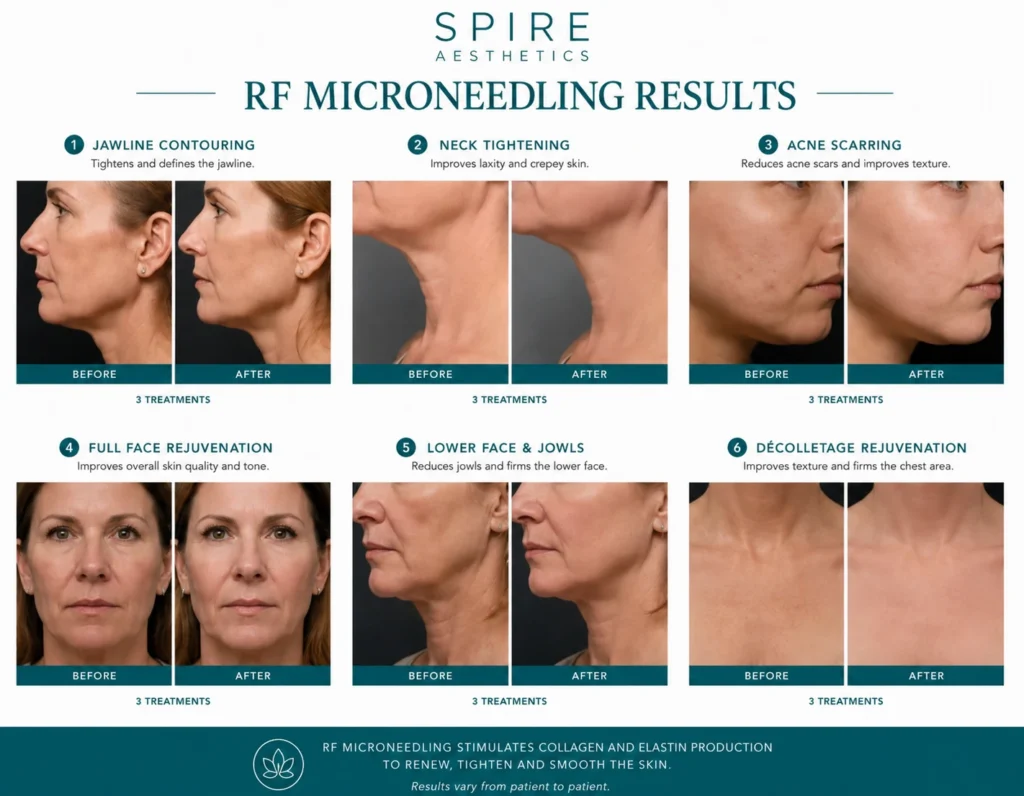 RF Microneedling Skin tightening Brierley Hill results